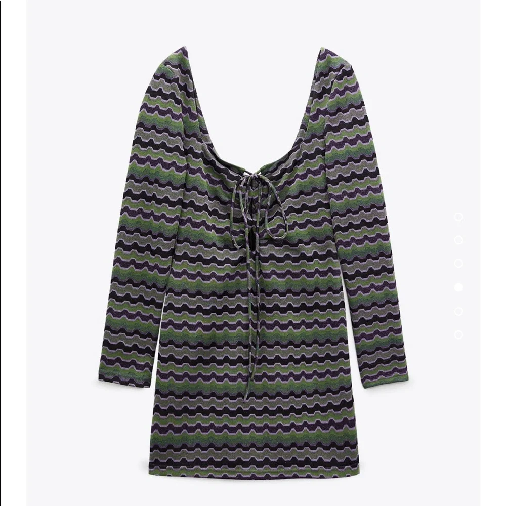 Zara cut out purple mini dress xl - Picture 4 of 4
